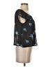 Hollister 100% Polyester Black Short Sleeve Blouse Size S - photo 4