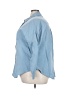 Torrid 100% Cotton Blue 3/4 Sleeve Button-Down Shirt Size 2X Plus (2) - photo 5