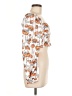 Shein Orange 3/4 Sleeve Blouse Size M - photo 4
