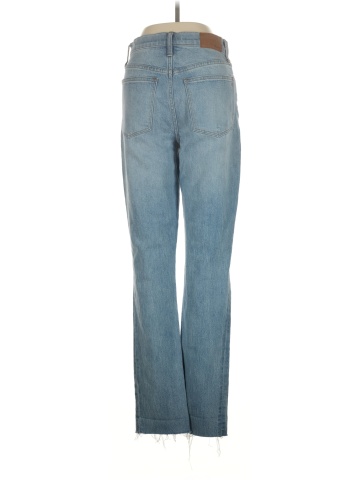 Madewell The Tall High-Rise Slim Boyjean in Prentice Wash: Ripped Edition (view 2)