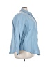 Torrid 100% Cotton Blue 3/4 Sleeve Button-Down Shirt Size 2X Plus (2) - photo 4