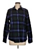 L.L.Bean 100% Cotton Plaid Black Long Sleeve Button-Down Shirt Size M - photo 1