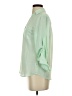 Express 100% Polyester Green 3/4 Sleeve Blouse Size XS - photo 5