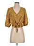 Sienna Sky Yellow 3/4 Sleeve Blouse Size XS - photo 1