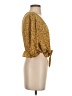 Sienna Sky Yellow 3/4 Sleeve Blouse Size XS - photo 4