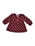 Just One 100% Cotton Red 3/4 Sleeve Blouse 0-3 MO / 3 MO - photo 1