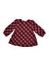 Just One 100% Cotton Red 3/4 Sleeve Blouse 0-3 MO / 3 MO - photo 2