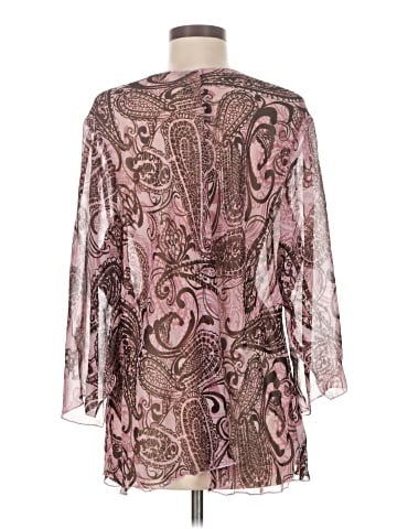 Bob Mackie 3/4 Sleeve Blouse (view 2)