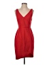 BCBGMAXAZRIA 100% Polyester Solid Red Cocktail Dress Size 2 - photo 1