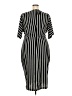 City Chic Stripes Black Casual Dress Size 18 Plus (M) - photo 2