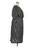 City Chic Stripes Black Casual Dress Size 18 Plus (M) - photo 4