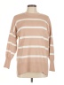 Pink Lily Stripes Tan Pullover Sweater Size M - photo 1