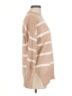 Pink Lily Stripes Tan Pullover Sweater Size M - photo 4