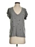t.la Polka Dots Gray Short Sleeve T-Shirt Size S - photo 1