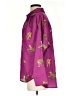 Jodifl 100% Polyester Animal Print Purple Long Sleeve Blouse Size S - photo 5