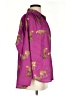 Jodifl 100% Polyester Animal Print Purple Long Sleeve Blouse Size S - photo 4