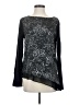 DKNYC 100% Polyester Black Long Sleeve Blouse Size S - photo 1