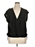 Jennifer Lopez 100% Polyester Black Short Sleeve Blouse Size XL - photo 1