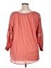 Chaps 100% Cotton Pink 3/4 Sleeve Blouse Size XL - photo 2