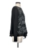 DKNYC 100% Polyester Black Long Sleeve Blouse Size S - photo 4