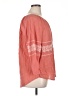 Chaps 100% Cotton Pink 3/4 Sleeve Blouse Size XL - photo 4