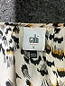 CAbi 100% Polyester Animal Print Tan Long Sleeve Blouse Size L - photo 7