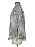 Lucky Brand Stripes Silver Long Sleeve Button-Down Shirt Size M - photo 5
