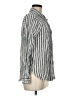 Lucky Brand Stripes Silver Long Sleeve Button-Down Shirt Size M - photo 4