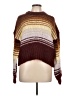 Zara Color Block Burgundy Pullover Sweater Size L - photo 1