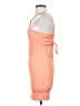 Blāshe Solid Orange Cocktail Dress Size S - photo 5