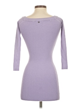 strapless open back dress Mari Knit Long Sleeve Collared Midi Dress