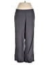 Caslon Solid Gray Linen Pants Size S - photo 1