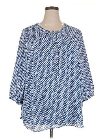 Not Your Daughter's Jeans 3/4 Sleeve Blouse (view 1)