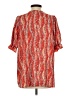 Hailey & Co. Orange Short Sleeve Blouse Size S - photo 2