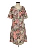 Unbranded 100% Polyester Print Pink Tan Casual Dress Size S - photo 1