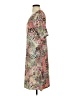 Unbranded 100% Polyester Print Pink Tan Casual Dress Size S - photo 5