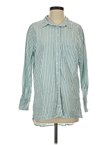 Lola River 3/4 Sleeve Button-Down Shirt (view 1)