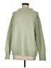 Vince. Solid Green Turtleneck Sweater Size M - photo 1