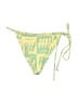 inamorata Print Yellow Swimsuit Bottoms Size M - photo 1