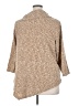 Ruby Rd. 100% Polyester Tweed Tan Poncho Size 2X - photo 2