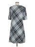 R&K Argyle Gray Casual Dress Size M - photo 2