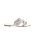 Juniper + Lime Silver Ivory Sandals Size 7 - photo 1
