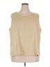 Lasting Impressions Tan Sleeveless Blouse Size 26w - photo 1