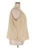 Lasting Impressions Tan Sleeveless Blouse Size 26w - photo 4