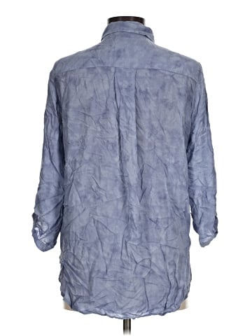 Jones New York Signature 3/4 Sleeve Button-Down Shirt (view 2)