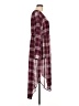 Torrid 100% Polyester Plaid Burgundy Casual Dress Size Lg Plus (0) - photo 4