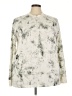 Lularoe Print Ivory Long Sleeve Blouse Size 3X - photo 1