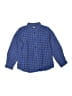 Bonpoint Checkered-gingham Blue Long Sleeve Button-Down Shirt Size 6 - photo 1
