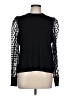 APRICOT Black Long Sleeve Top Size 10 - photo 1