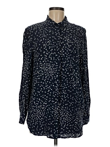 Ganni Long Sleeve Blouse (view 1)